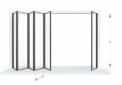 LEFT - 2, 3, 4, 5, 6, 7, 8 Sashes<br>RIGHT - 0 Sashes typology