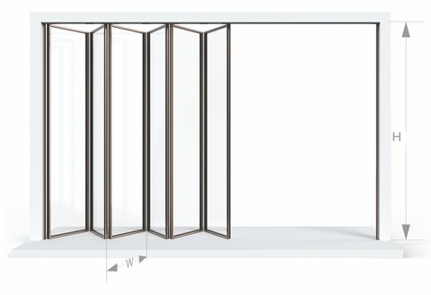 LEFT - 2, 3, 4, 5, 6, 7, 8 Sashes<br>RIGHT - 0 Sashes typology