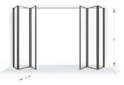 LEFT - 2, 3, 4, 5, 6 Sashes<br>RIGHT - 2, 3, 4, 5, 6 Sashes typology