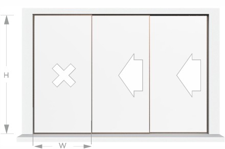 Fix&Sliding - 2, 3, 4 Sashes typology