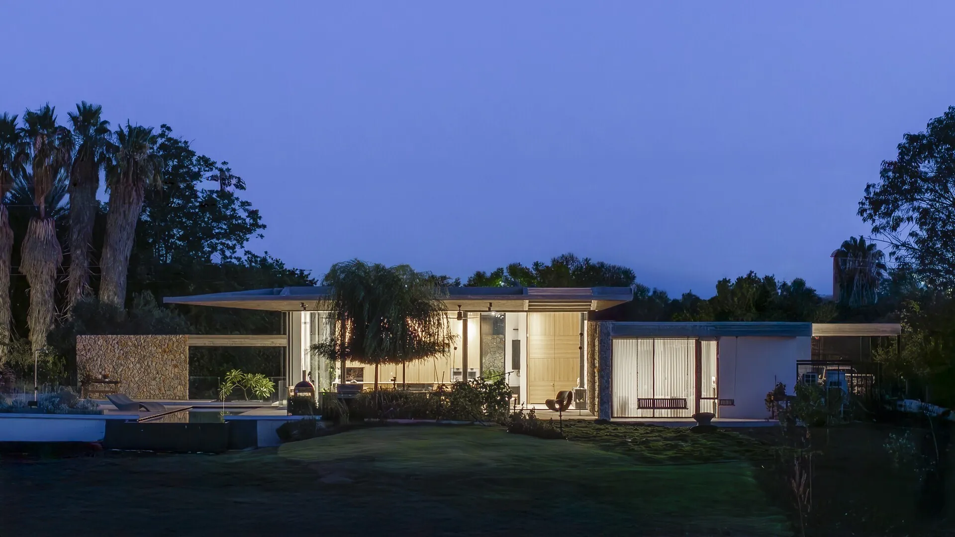 Home Project in Israel Night Photo